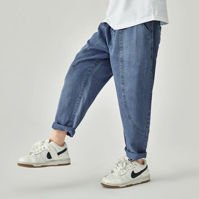 Boys' Summer Cool Tencel Straight-Leg Pants