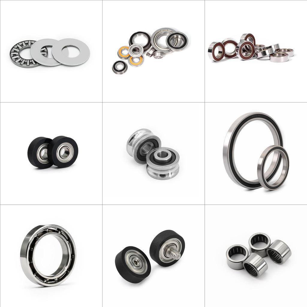 Round Flange Linear Bearings (Sizes: LMF6, 8, 10, 12, 13, 16, 20, 25, 30, 35, 40, 50)