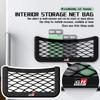 Car Back Rear Trunk Seat Elastic String Net Magic Sticker Organizer For Crown GR Sport Corolla YARIS Auris C-HR Hilux