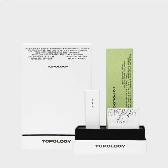 TOPOLOGY Topology_0.2 Vetiver Garden Hand Cream & Lip Balm Gift Set (Green Woody)