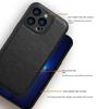 Luxury Leather Cover For iPhone 16 15 14 13 12 11 Pro Max X XR XS 7 8 Plus SE   Business Camera Frame Protection Cover