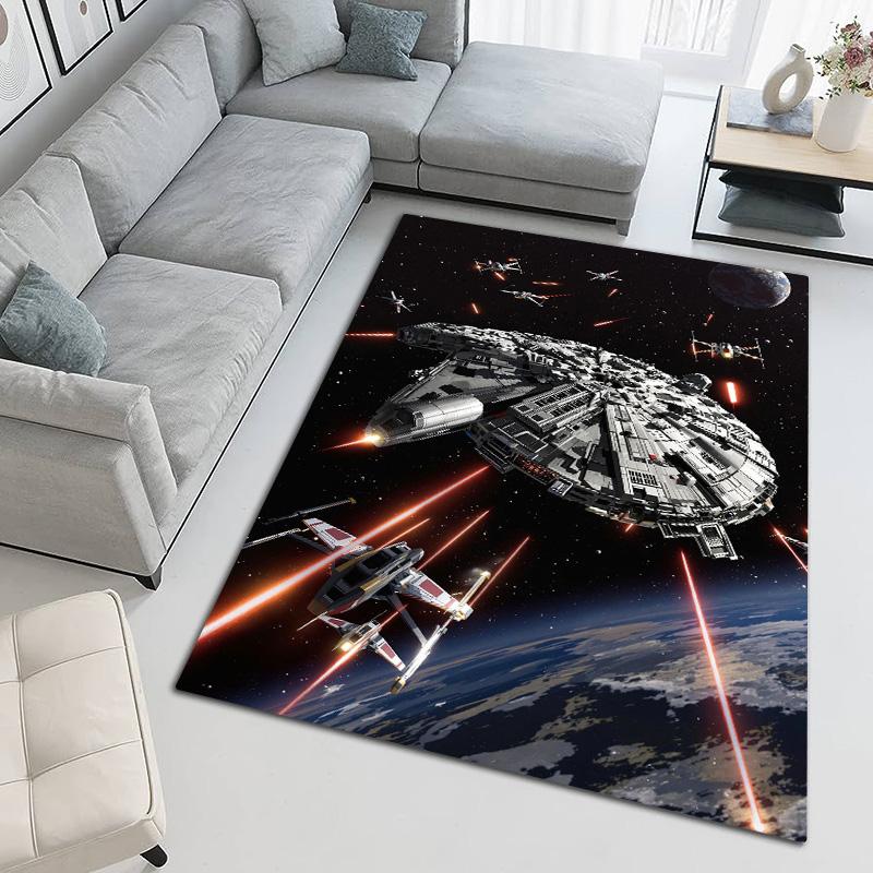 Star Wars Dark Side Collage Carpet Printing Home Decor Office Chair Cushion Bathroom Mat Christmas Gifts