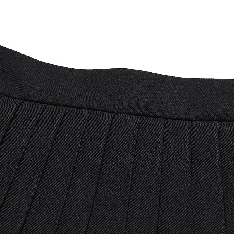 New FILA ORIGINALE Casual Short Skirts Women's Jet Black F11W529318FBK