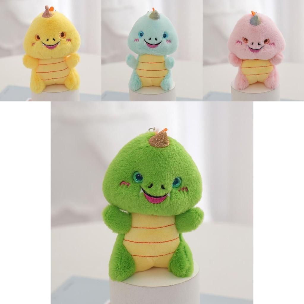 Adorable Plush Dinosaur Keychain Soft Pp Cotton Filling Cute Gift Accessory