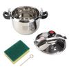 Household Stainless Steel Pressure Cooker Canner Explosion Proof Double Bottom Pressure Cooker for