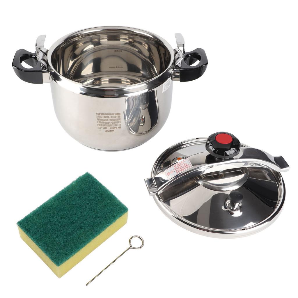 Household Stainless Steel Pressure Cooker Canner Explosion Proof Double Bottom Pressure Cooker for