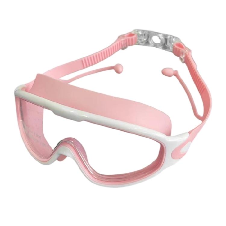 Unisex Swimming Goggles Leakproof Swim Goggles Snorkeling Diving Goggles with Ear Plugs Swimming Glasses for Women Man белый