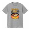 Calcifers Cafe T Shirt May All Your Bacon Eggs Be Crispy Fun Cooking Design Vintage Washed Casual Breathable Graphic
