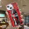 Hot C-Coca Drinks C-Cola Tempered Glass For Iphone 14 13 12 11 Pro Mini XS MAX 14Plus X XS XR Fundas