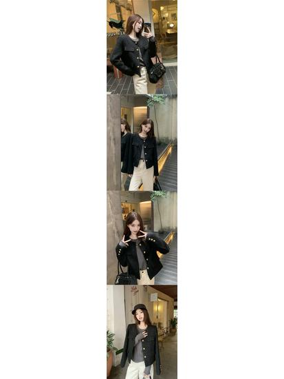 Chic Retro Sequin Long Sleeve Jacket for Women