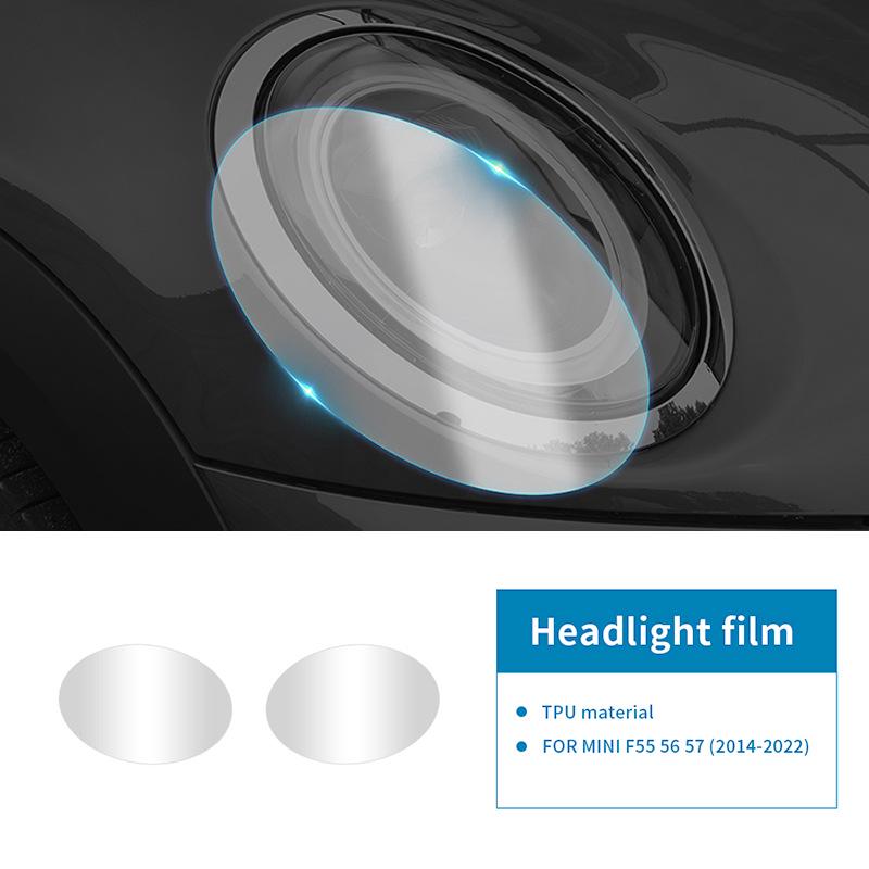 Mini Cooper F54-F60 Headlight Protection Film - TPU