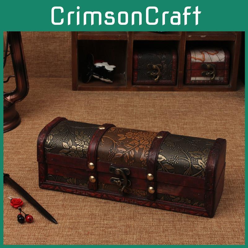 Retro Style Hairpin Storage Box With Artistic Pattern For Home And Decor Office