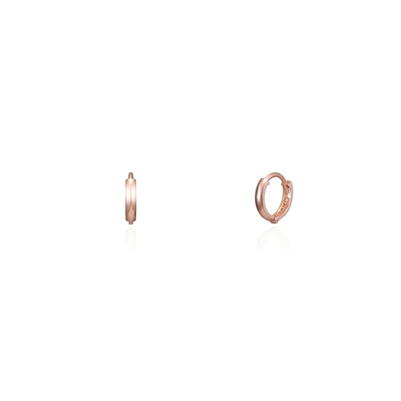 STAYGEM 14K Ultra Mini One-Touch Ring Earrings