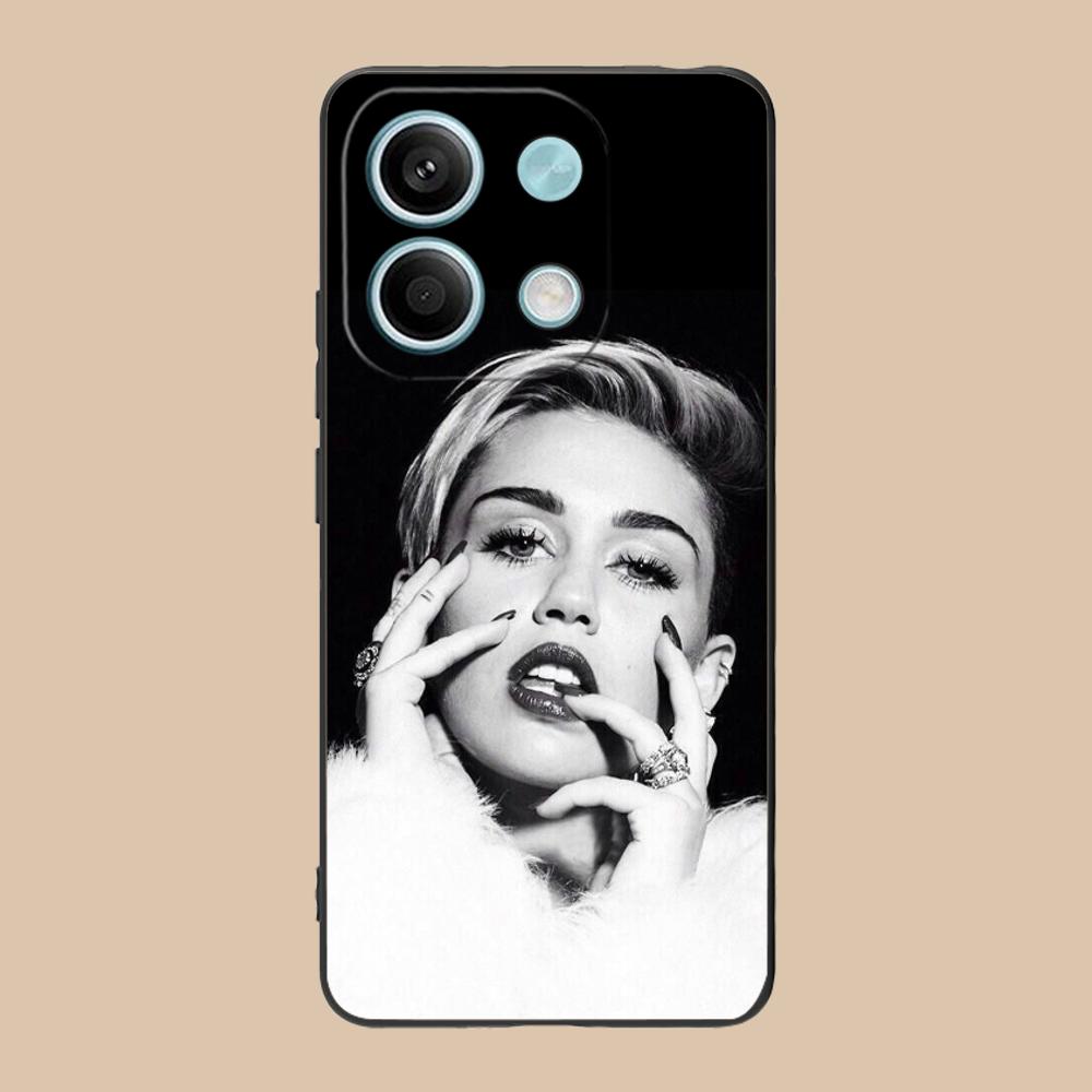 

Чехол для мобильного телефона Miley Cyrus для POCO M7 M6 M5 M4 M3 X7 X6 X5 X4 X3 Pro GT 5G Цветной печатный чехол Чехол для смартфона Красивый Poco X3 GT