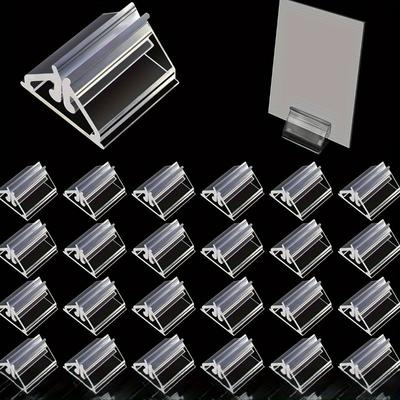 10/20 Transparent Card Display Stands, Card Holders, Card Holders, Business Card Holders, and Party Seat Display Holders
