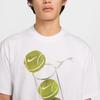 Nike Logo Loose Fit Crew Neck T-Shirt Men Tops White HJ3468-100