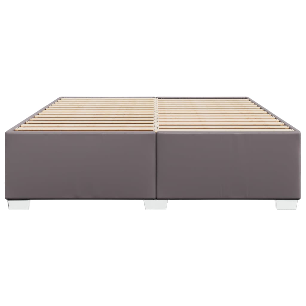 Bed Frame Gray 180x200 cm Faux Leather