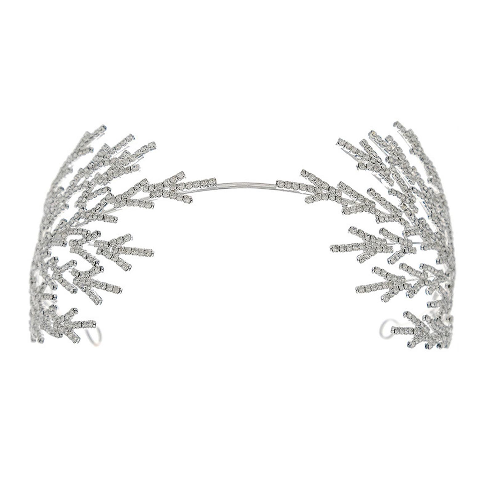 

Официальное мероприятие Кристалл Головная повязка Сверкающий Стразы Обруч для волос Свадебный ободок для невесты Вечернее платье Прическа Аксессуар F