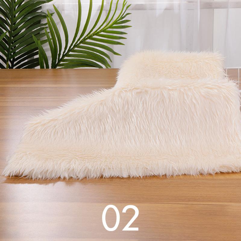 3cm Plush Fabric Polyester Faux Rabbit Fur Fleece Fabric for Stage Costume DIY Doll Toy Sofa Cushion Carpet Making Materials