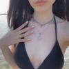 High Sense Five-pointed Star Necklace Female Temperament Collarbone Chain Korean Student Clavicle Chain Simple Jewelry