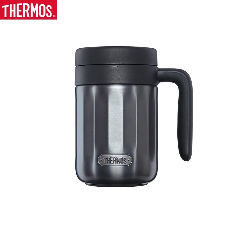 THERMOS 304 Stainless Steel Insulated Coffee Mug with Handle, 600ml