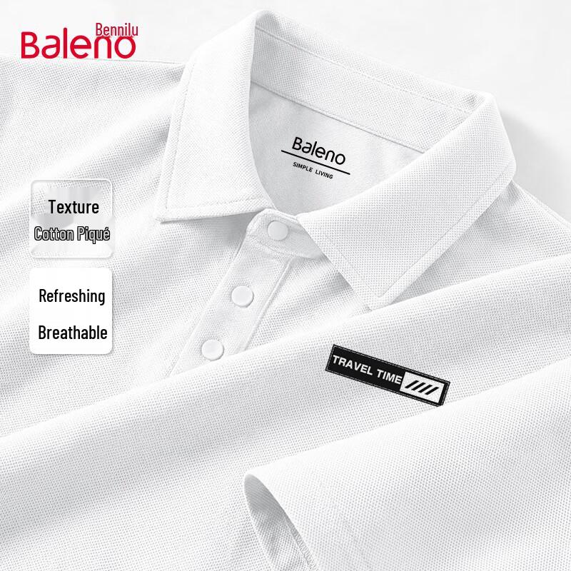 Baleno Men's Heavyweight Cotton Pique Polo Shirt