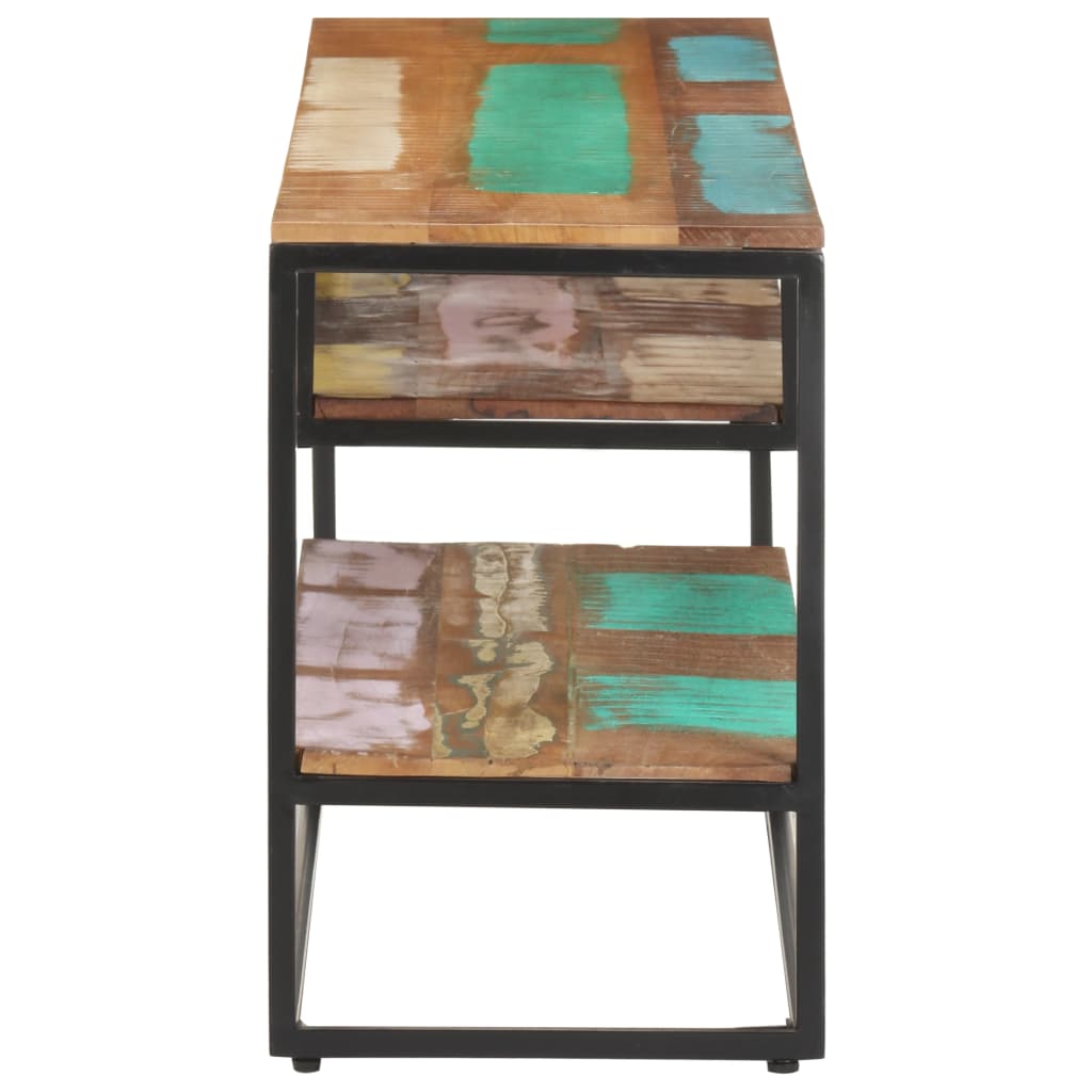 TV Cabinet 130x30x45 cm Reclaimed Solid Wood