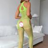 Green Sexy Women's Lingerie Jumpsuit Mesh Fishnet Bodysuit Underwear Catsuit New Erotic Costume Body Lingerie Adult Bodystocking