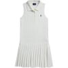 Polo Polo Knit Polo Collar Mini Cable Knit Dress Kids Dresses CWPODRSG3D21125-100