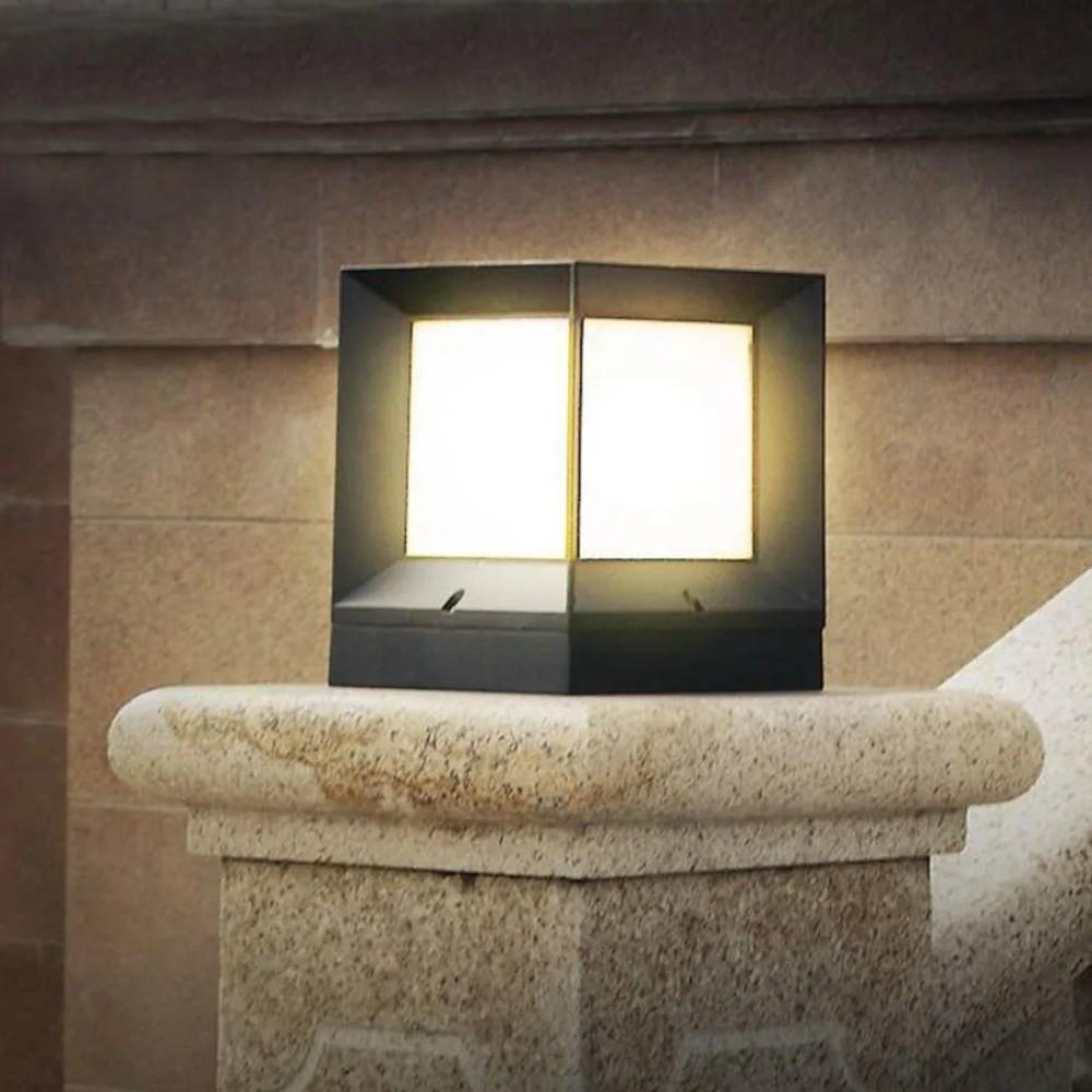 220V Column Lights Column Pier Pillar Cap Lights Modern Pillar Lamp Garden