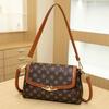 New Popular Light Luxury Texture Bag Fashionable Crossbody Small Square Bag Versatile Women's Printed Single-shoulder Handbag
