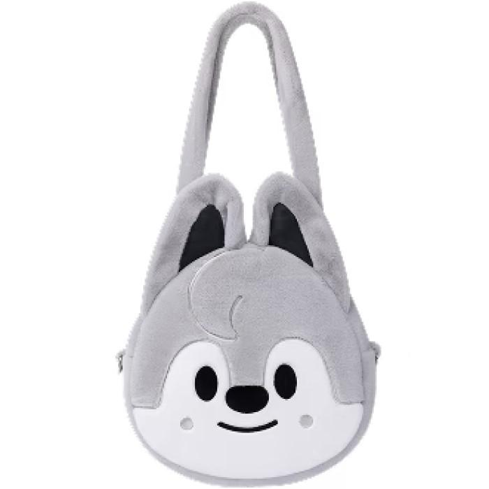 Stray Kids - [SKZOO EVERYWHERE ALL AROUND THE WORLD] POP-UP STORE MD SKZOO FACE SHOULDER BAG