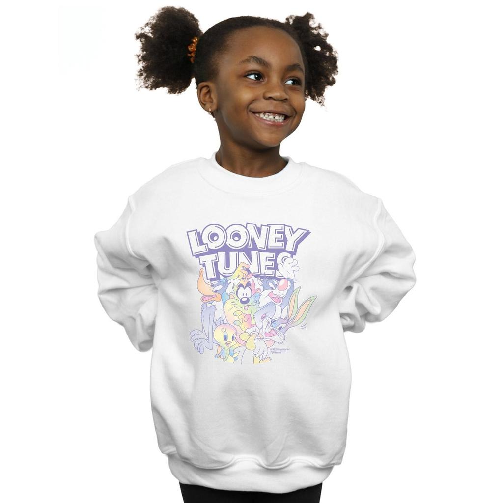 Looney Tunes Girls Rainbow Friends Sweatshirt