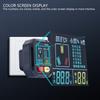 US/EU Plug Multifunctional Digital Display Socket Tester Ground Detector 48-250V 50-60Hz Color Display Voltages Tester
