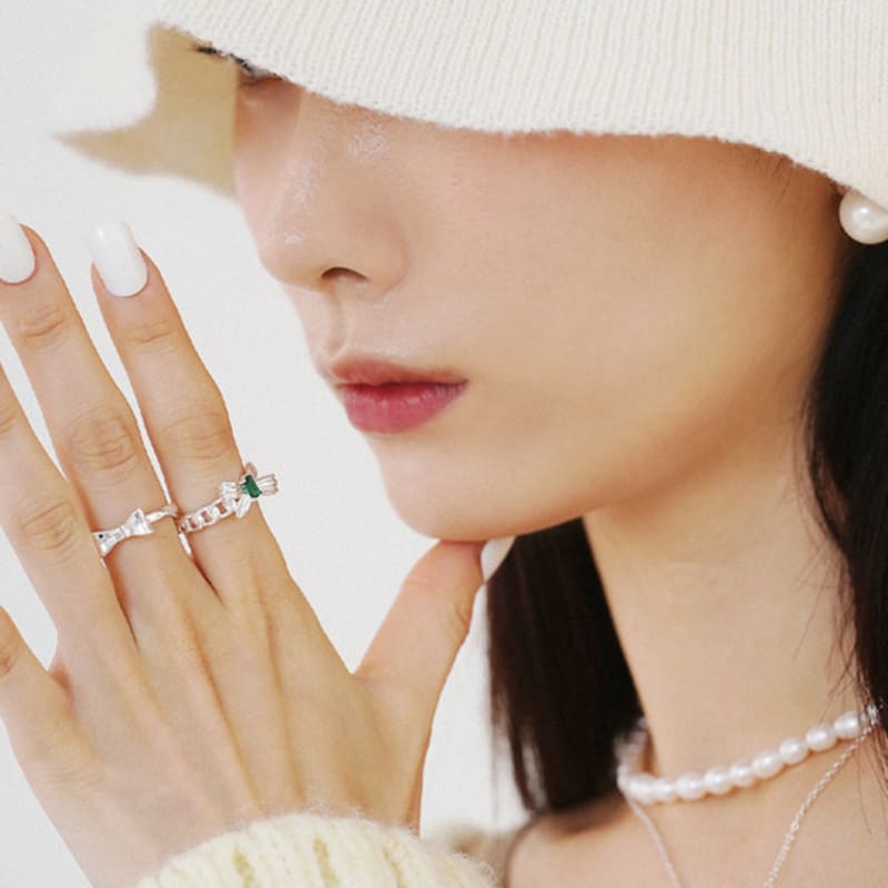 LAYERMOOD silver ribbon R