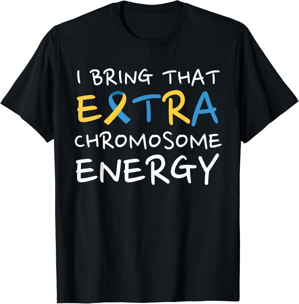 Down Syndrome Awareness Shirt Girls Boys Extra Chromosome TShirt Unisex T-Shirt S