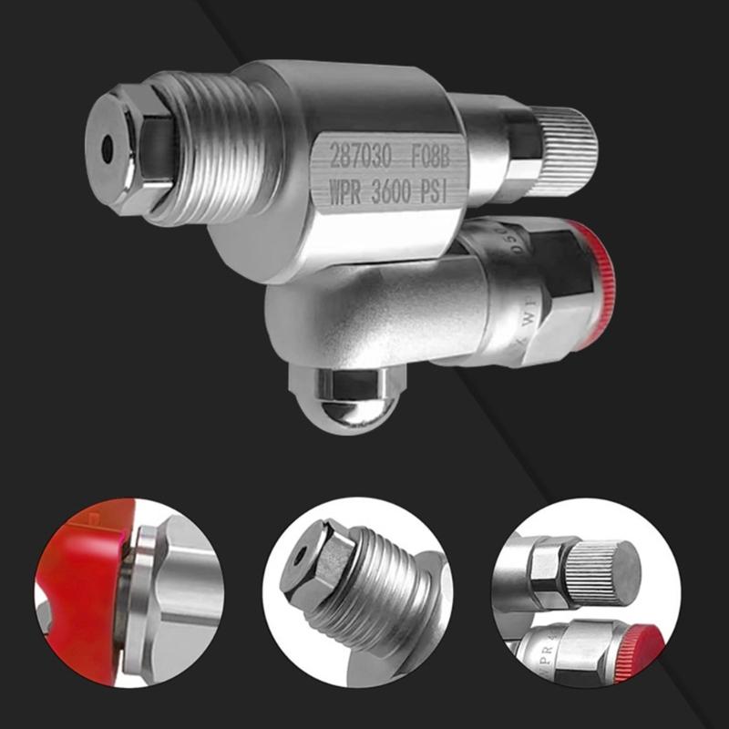 3600PSI Shut Down Valves Swivel Joint Extension 287030 Airless Sprays Adapter Joint for High Pressure Airless Paint Sprayer