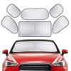 Suction Cup Car Window Screen Side Sun Shade, Mesh UV Block Curtain for Rear Protection Visor Seat, Heat Insulation Sunshade Baby Travel, Interior