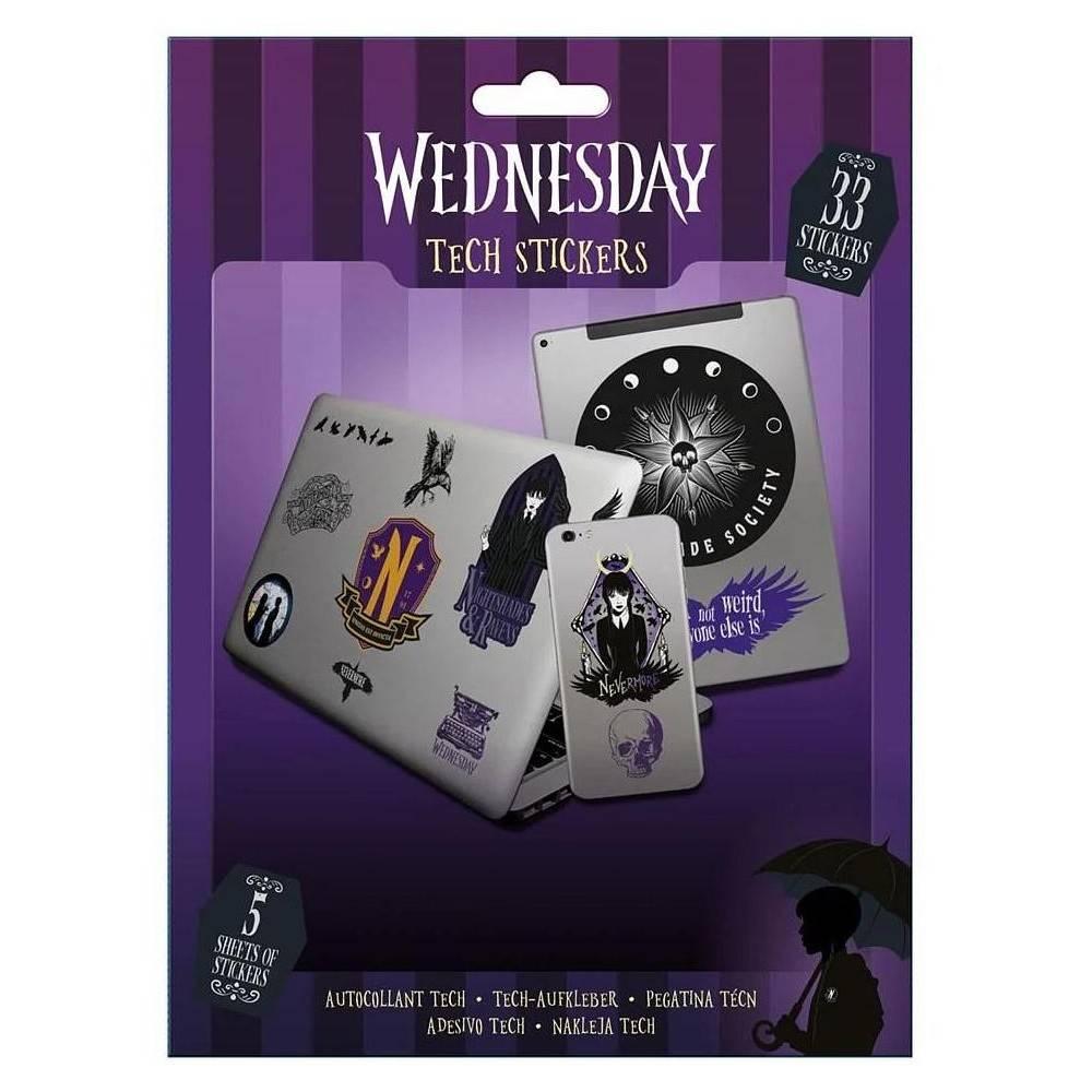 Wednesday Nightshade Tech Stickers Set (Pack of 33)
