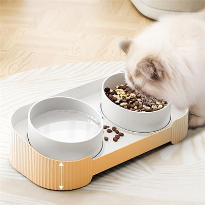 Bol pentru pisici de companie Alimentator ridicat pentru pisici Bol mare de hrănire pentru animale de companie Pentru câini mici Pisici Accesorii pentru animale de companie
