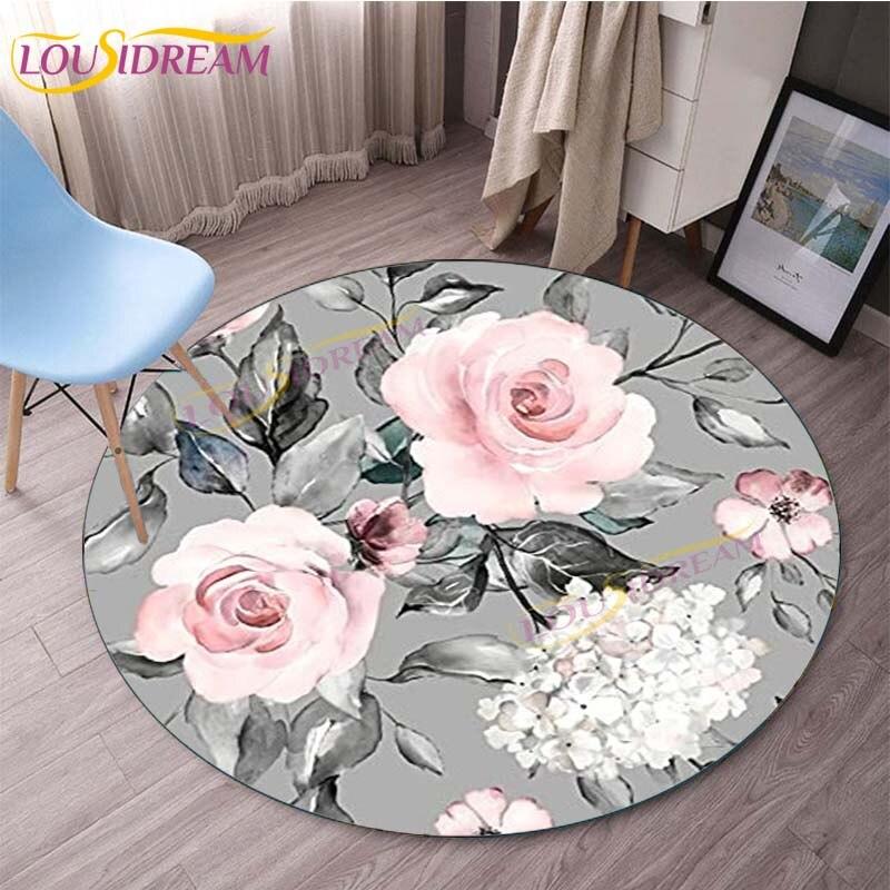 Basketball Round Mat Ying Yang Printed Earth Round Mat Bohemia Round Carpets Baby Play Crawl Carpets for Living Room Home Decor