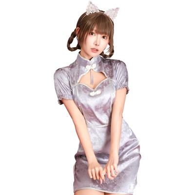 Macaron Katt Cosplay Grå Kina Grå [Klar Sten] Dam