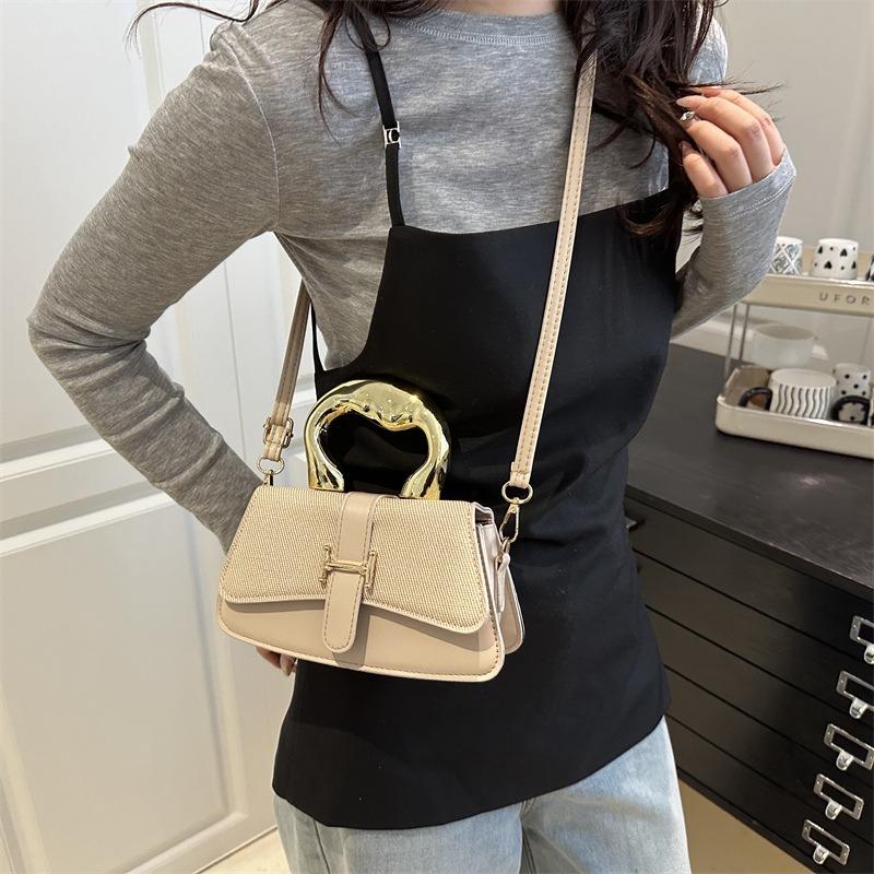 New summer women's premium texture handbag trendy design messenger bag shoulder bag