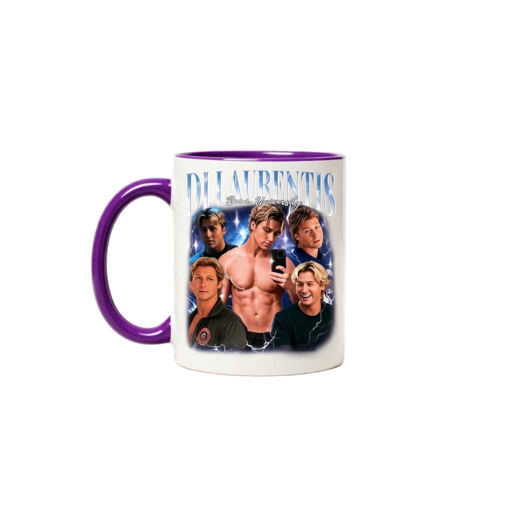 Ceramic Coffee Mug 350ml Capacity Dishwasher Safe Microwave Safe Durable Handle Printed Design Suitable for Hot and Cold Beverages