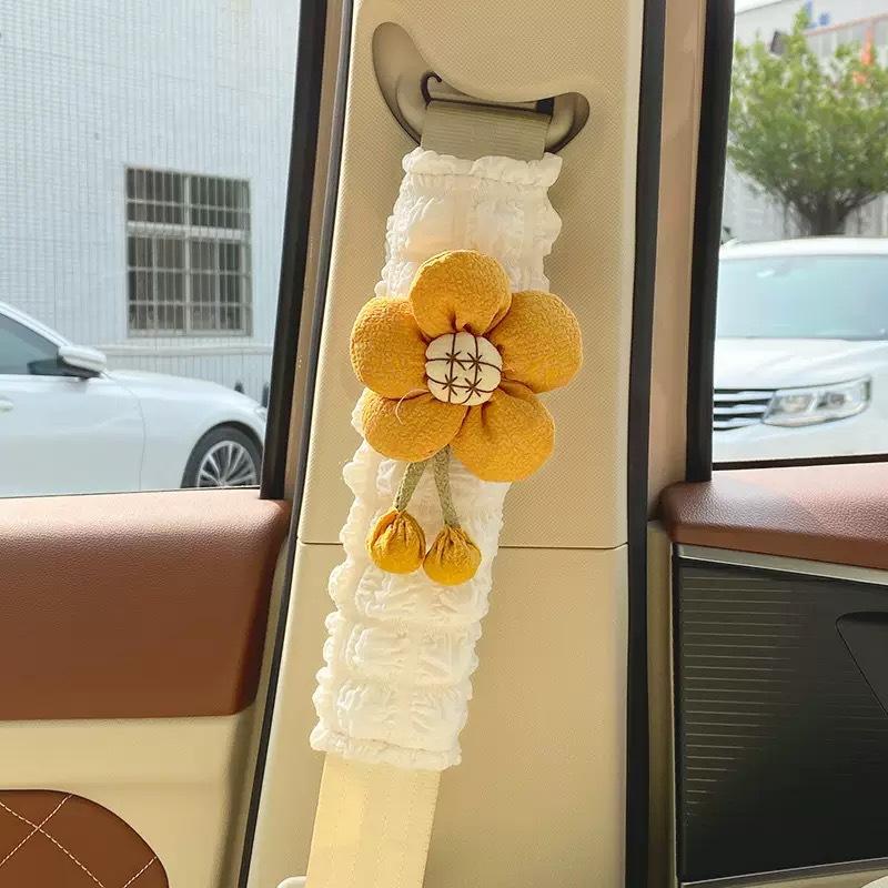 Seat Belt Shoulder Cover Car Car Safety Belt Anti-strangle Soft Shoulder Belt Auto Supplies