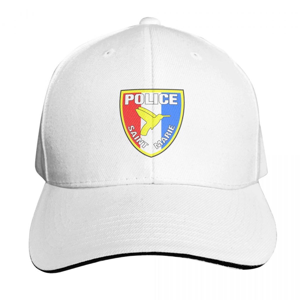 Saint Marie Police Baseball Cap Christmas Hat Trucker Cap Snap Back Hat Luxury Brand Womens Unisexs