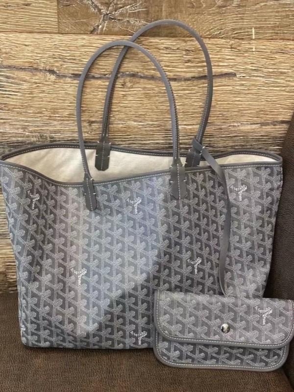 2025 Elegant Large Capacity Tote Bag with Y Letter Design - Dog Tooth Pattern