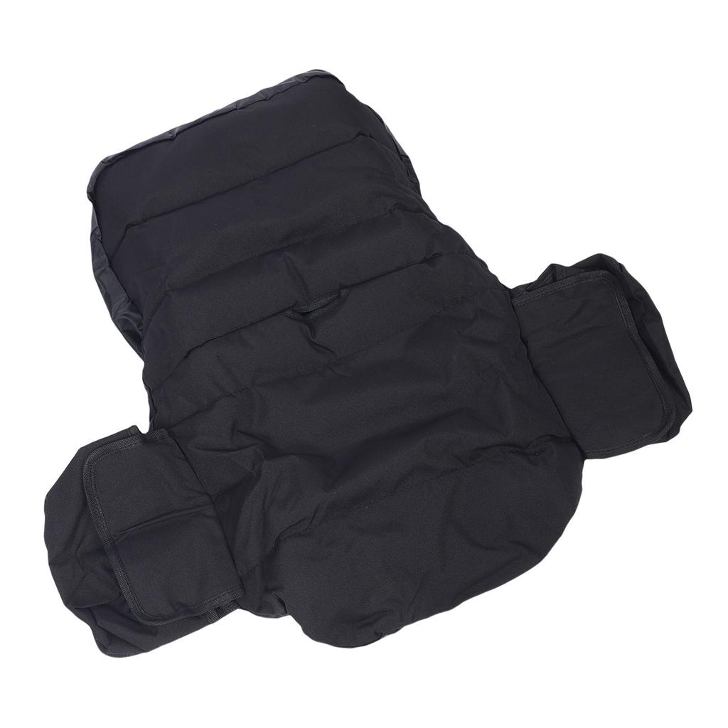 Lawn Mower Seat Cover 600D Oxford Cloth Rainproof Adjustable Tractor Seat Cover Protector for Outdoor Black