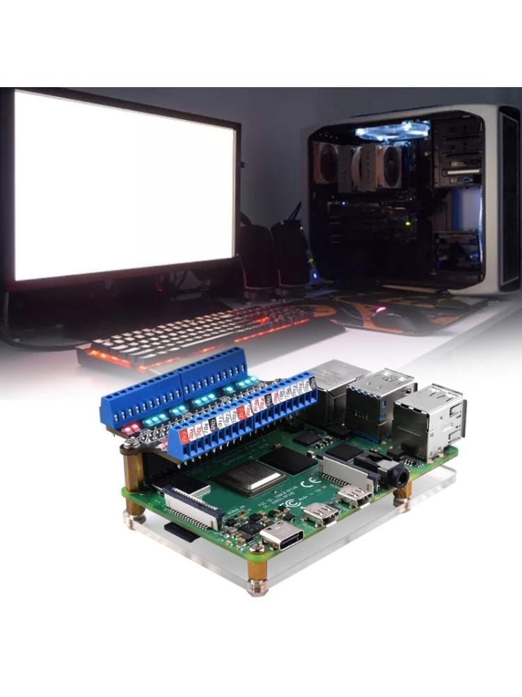For   Terminal Block  Board with LED - Easy Wiring and GPIO Status Ing