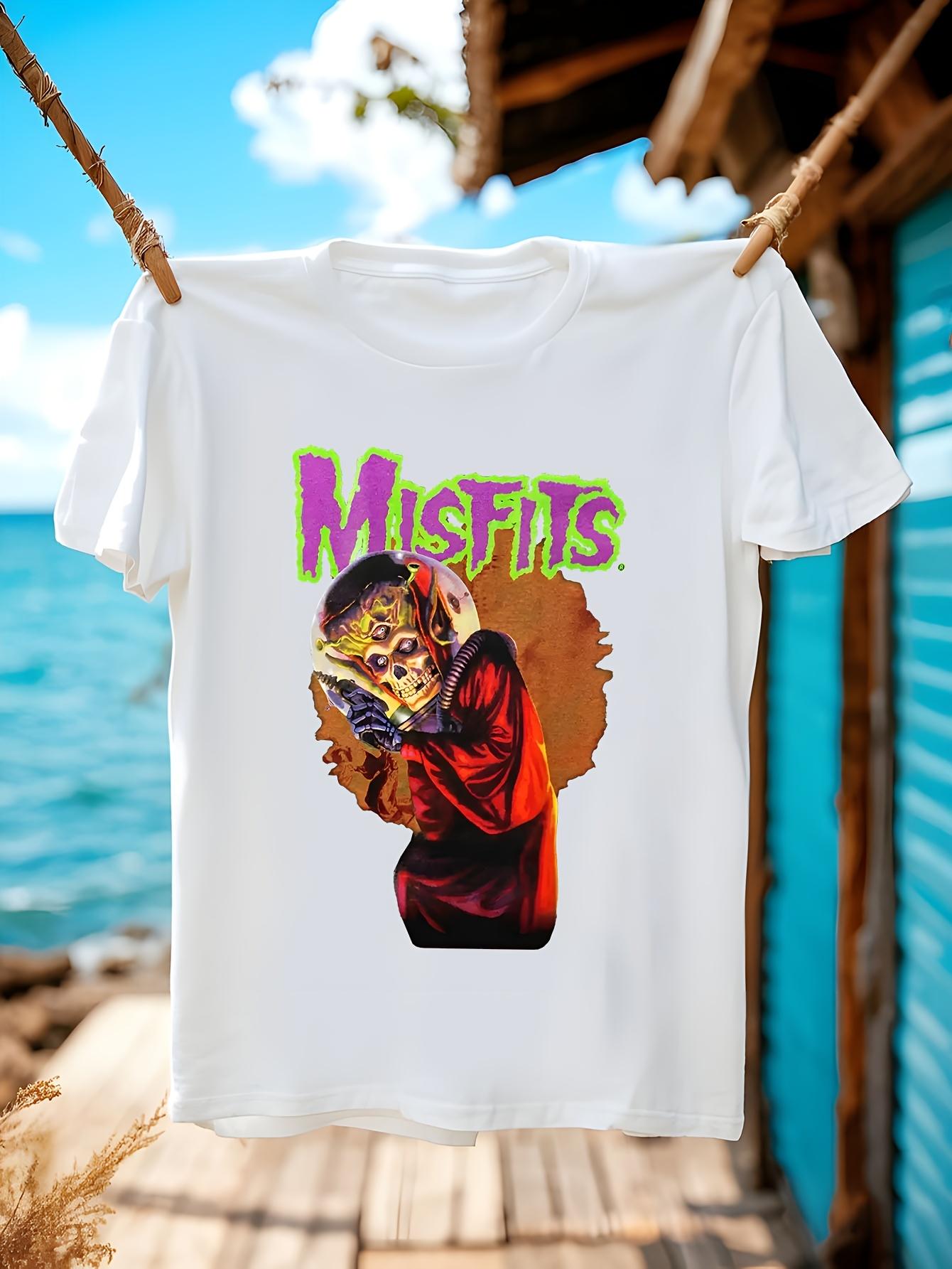 Misfits Attack Graphic Tshirt Graphic Tshirt - Bold Skull... XXL